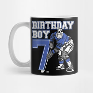 Kids 7 Year Old Ice Hockey Themed Birthday Party 7Th Boy Mug